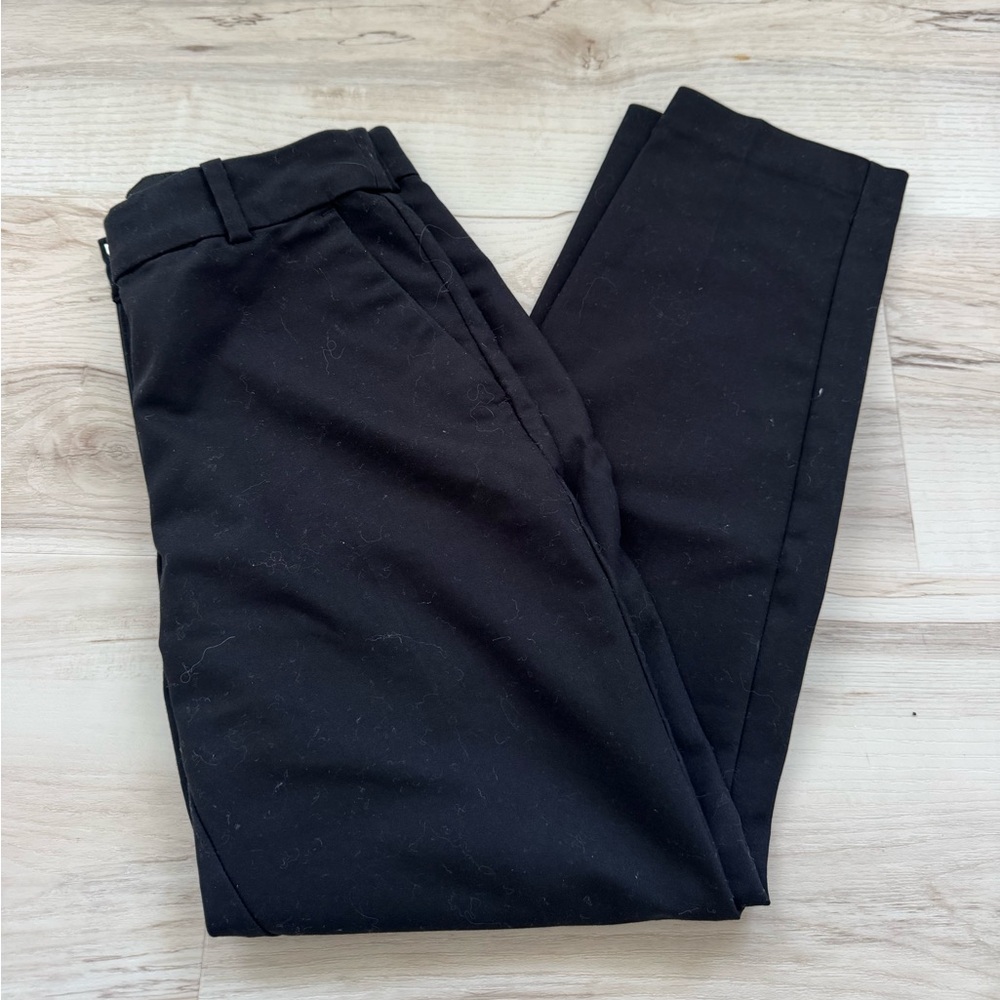 H&M Women’s Black Straight-Leg Slacks